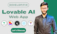 develop or improve your lovable ai or ai saas web app