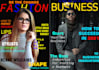 design professional magazine cover and book layout