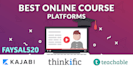create thinkific,teachable,kajabi, online course website