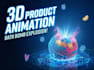 create 3d amazon product animation video in cinema 4d