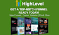 create gohighlevel funnel, website, ghl landing page or blog