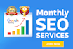 provide monthly  SEO service