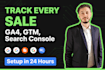 configure ga4, google tag manager and conversion tracking