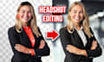retouch your headshot photo for linkedin CV and social media