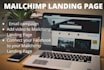 setup a mailchimp landing page fast