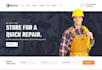 create wordpress cleaner, mover, plumber,electrician website