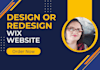 design a modern wix website or wix landing page for your business
