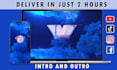 create youtube video intro and outro animation