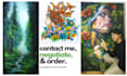 give you handpainted acrylic canvas paintings and shipping