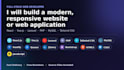build a responsive website with PHP, laravel, vue or react