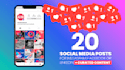 create stunning social media posts w curated content