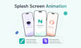 design lottie animated splash screen or rive animated splash screen animation