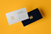 do luxury minimal creative business card design