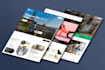 build a full responsive website with modern design