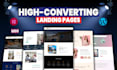 build landing pages, website design, lead generation pages, and funnels