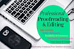 do proofreading , book editing and  paraphrasing