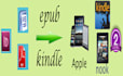 convert word, PDF, indesign to epub,  kindle,  print PDF,  pod