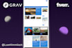customize your grav cms website