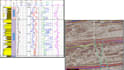 interpret seismic and well logs
