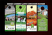 design modern lawn care door hanger
