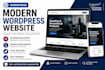 design a modern wordpress website using elementor pro