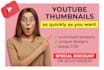 design click baiting youtube thumbnail in 3 hours