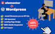 design responsive wordpress website using elementor pro page builder