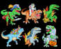 draw you dinosaur cartoon design
