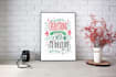 do typography poster and wall art