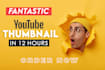 create attractive youtube thumbnail design