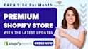 build automated shopify dropshipping store or shopify website