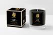 design a luxury candle label, logo, and box for your candle brand