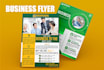 create a corporate, business flyer