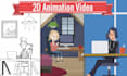 create a 2d animated explainer video