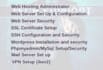 set up and secure web server, mail server, SSL,  ssh on linux