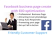 create your facebook business page with SEO optimization