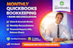 be your dedicated monthly bookkeeper for quickbooks online