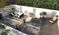 design your landscape garden with realistic 3d rendering