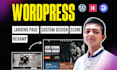 design, redesign, clone, revamp, customize wordpress business website