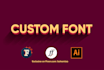 create a custom font for you in ttf, otf
