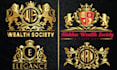 design a custom emblem, family crest logo