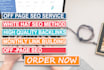 do complete monthly off page SEO package