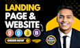 develop a responsive landing page or website using HTML, CSS, and bootstrap