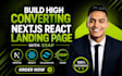 build high converting nextjs react landing page with gsap