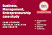 assist in business, management, entrepreneurship case study