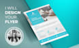 design a professional business flyer in canva