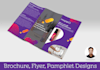 design brochure, flyer and pamphlets