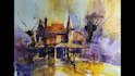 create watercolor painting illustration