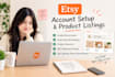 setup your etsy drop shipping store with demanding products
