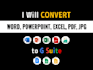 convert to google docs sheet slides